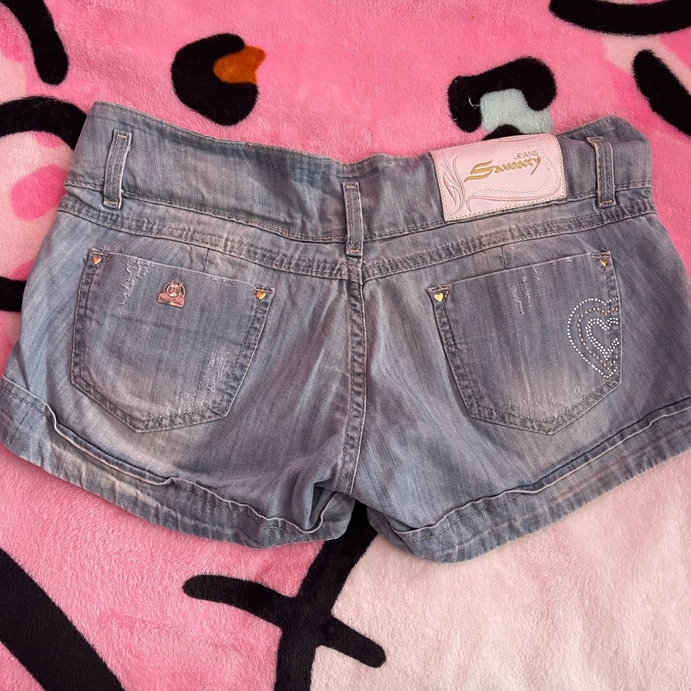 *SOLD*✧✩y2k lowrise denim shorts✩✧